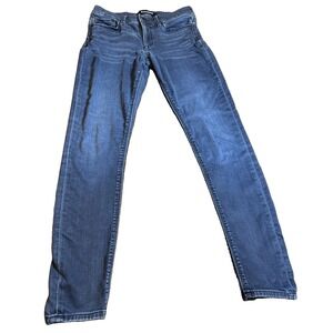 Express Super Soft Legging Jeans Women's 6R Blue Mid Rise Stretch Skinny